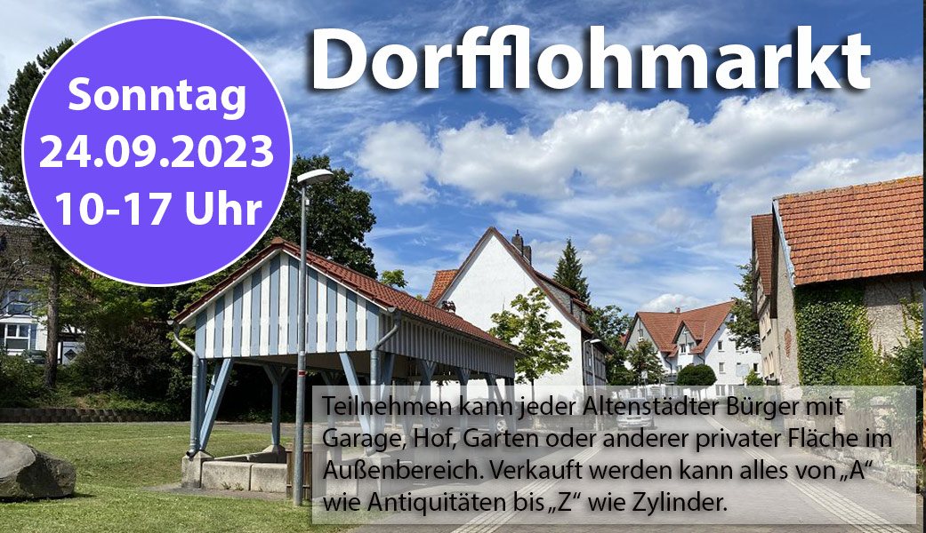 Dorfflohmarkt Altenstädt 2023