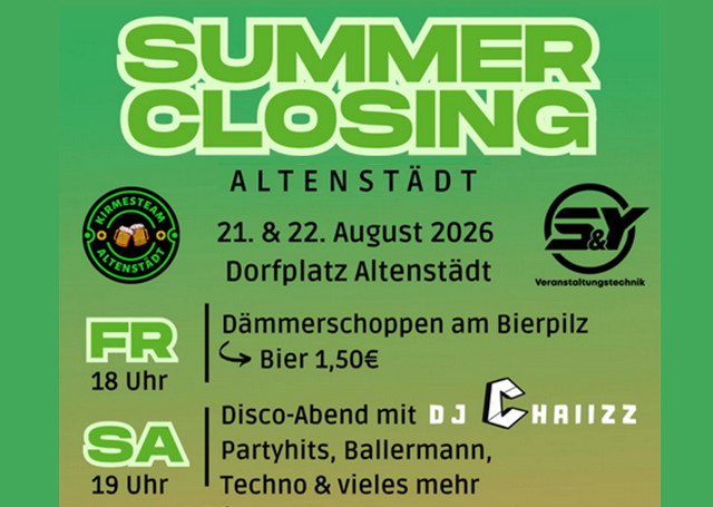 Summer Clossing 2026